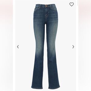J Brand Brya Mid Rise Boot Cut Jeans Ingenue Medium Wash Stretch